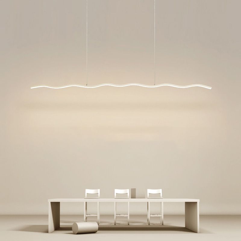 Trendy Wave Design LED Pendant Light