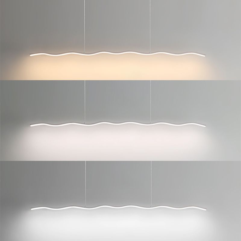 Trendy Wave Design LED Pendant Light