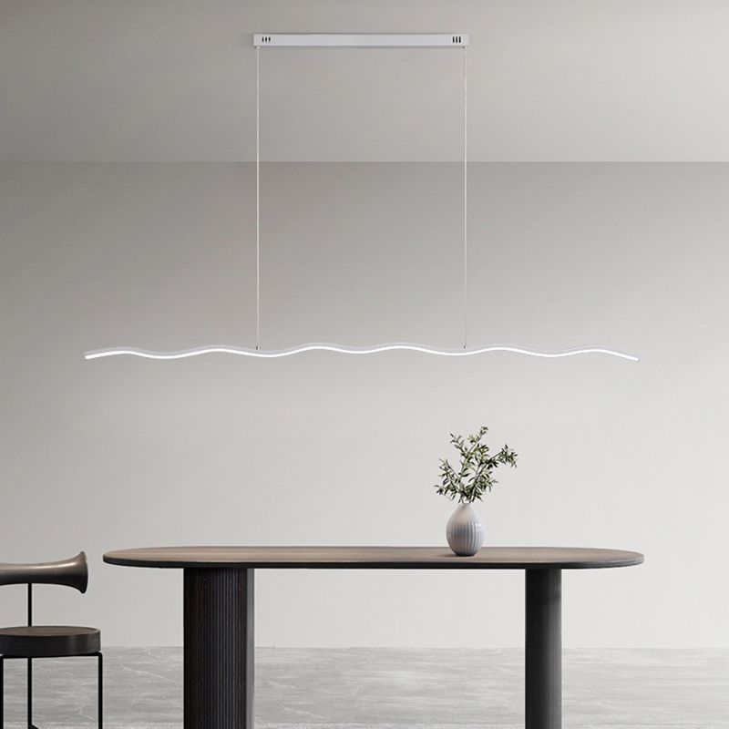 Trendy Wave Design LED Pendant Light