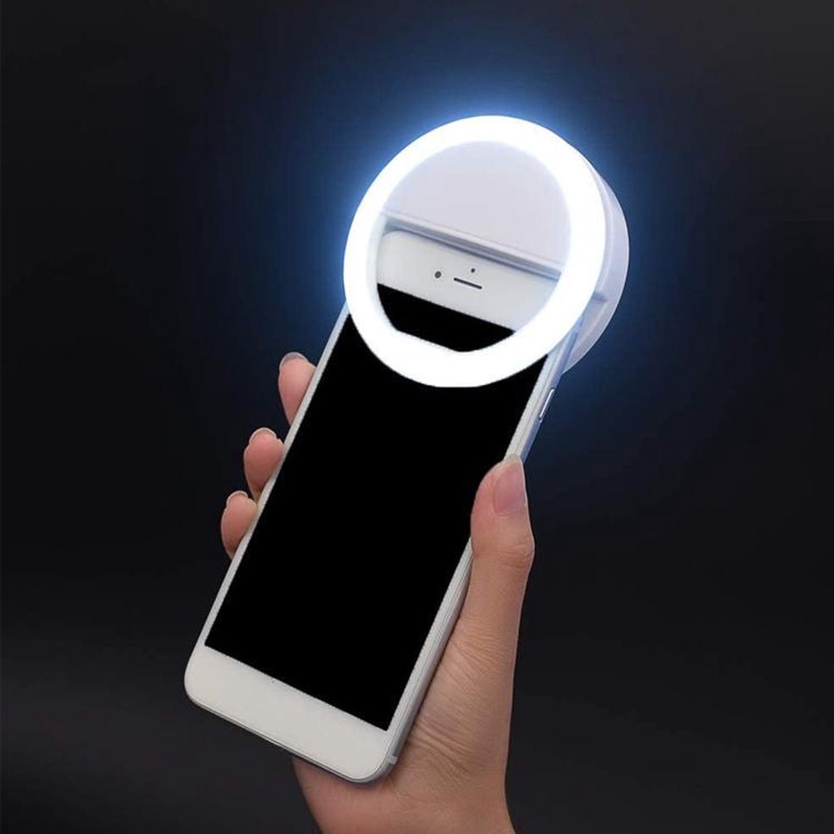 Compact Selfie Ring Light for Enhanced Photography