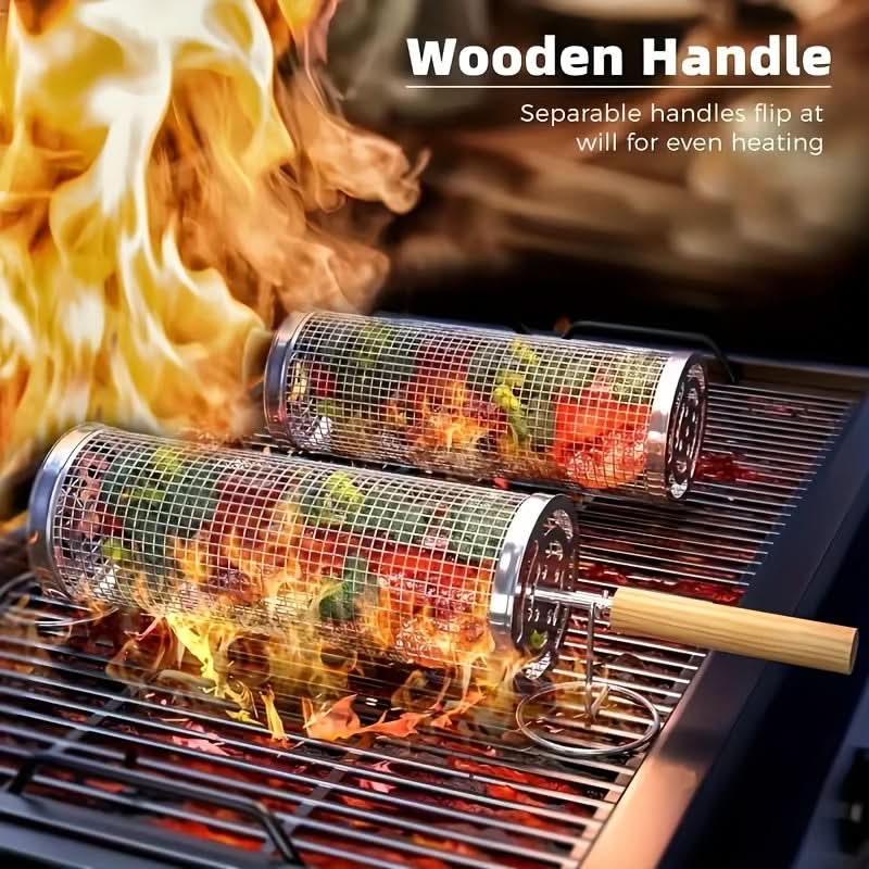 GrillMaster Pro – Versatile Stainless Steel Grill Basket