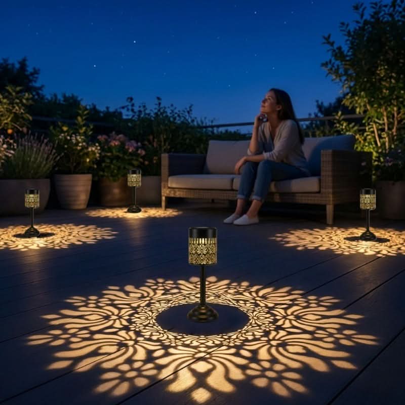 Luminara – Solar-Driven Floral LED Garden Light