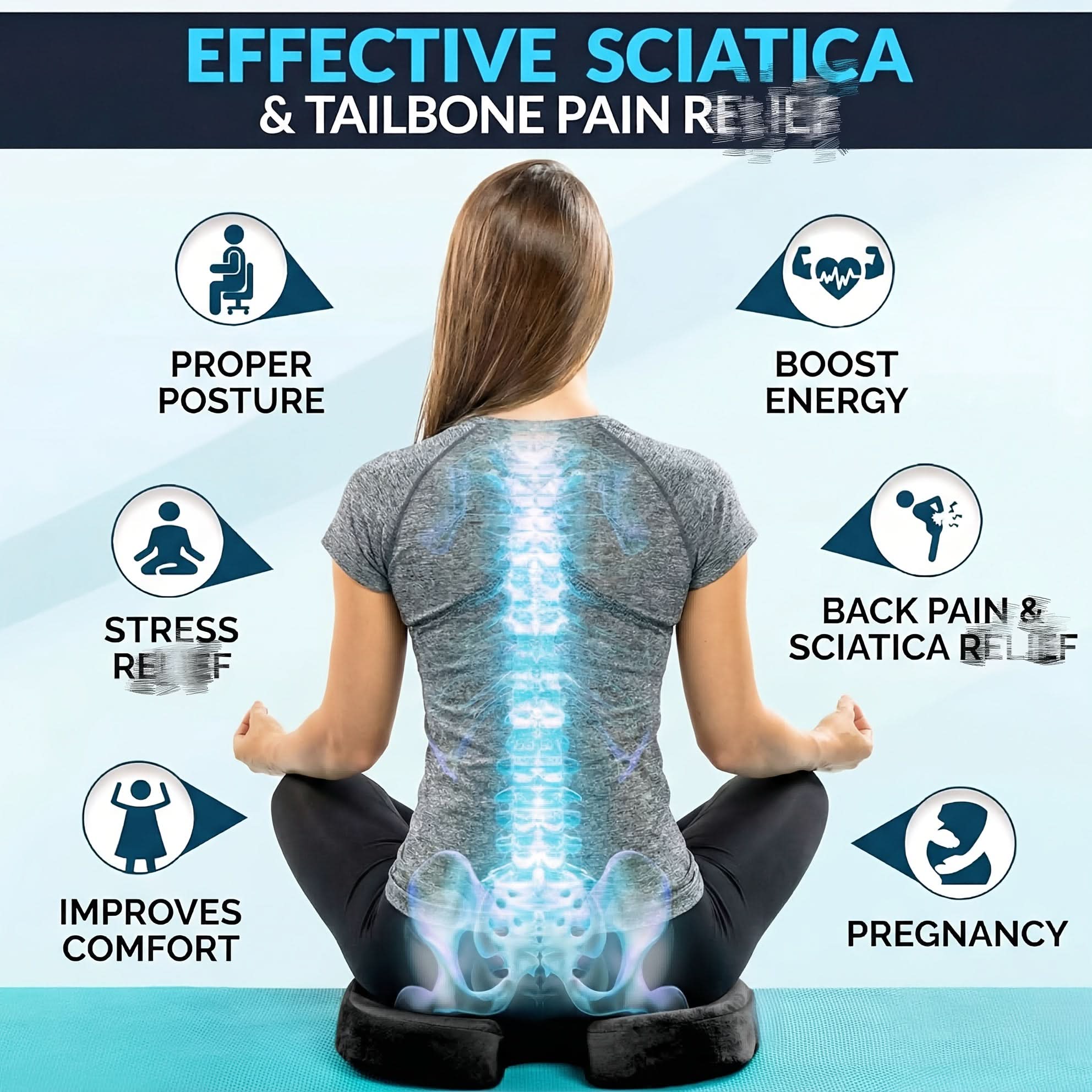 ErgoRest – Premium Comfort Cushion for Extended Sitting