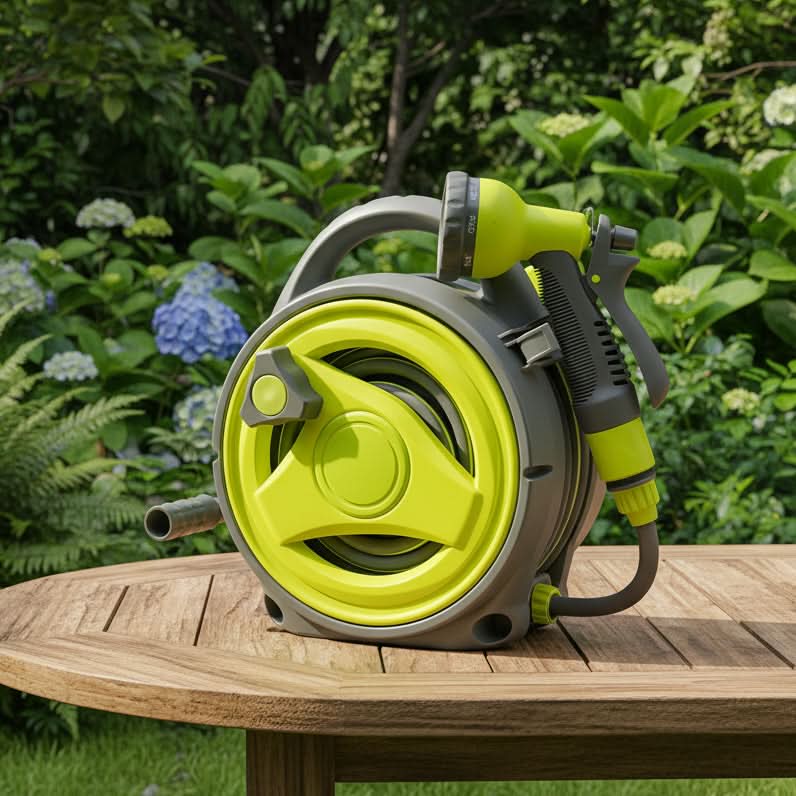 GardenEase – Retractable Water Hose System for Effortless Maintenance