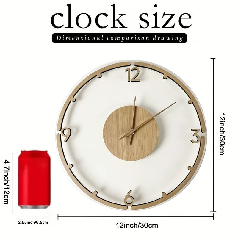 Scandi Essence 30 cm Contemporary Acrylic Wall Timepiece