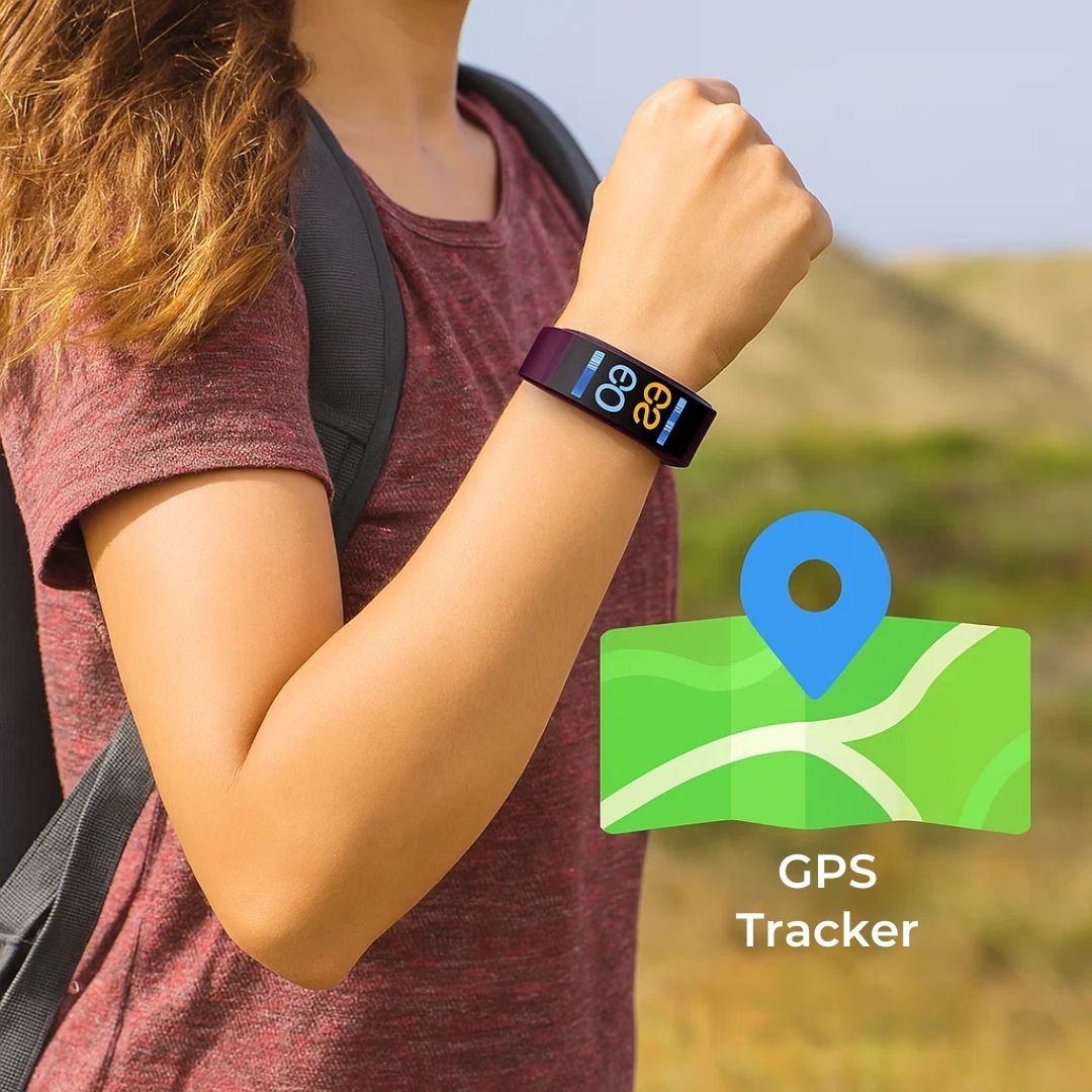 Elderly Guardian Smartwatch with GPS & Health Monitoring