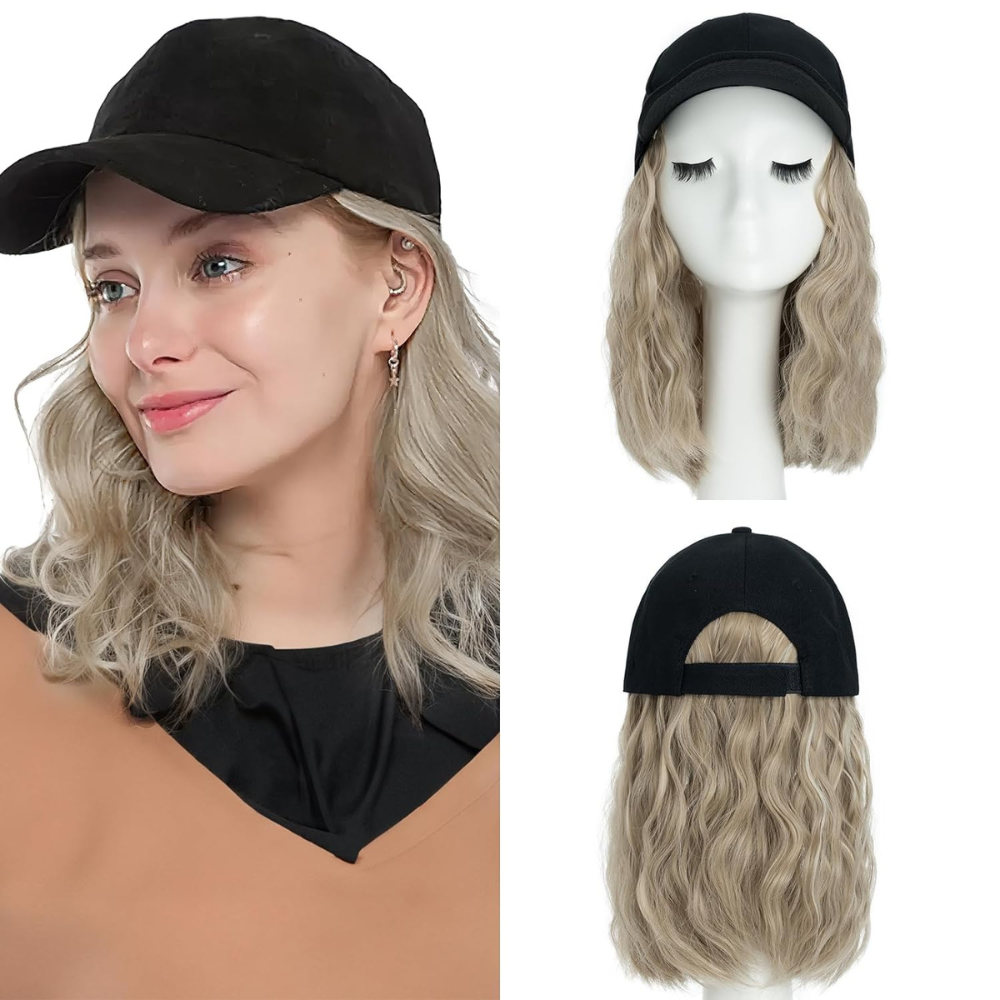 Stylish Flame-Resistant Wavy Hair Cap for Effortless Looks