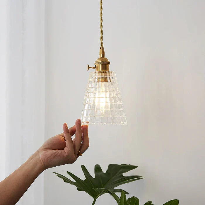 Elegant Glass Hanging Light Fixture