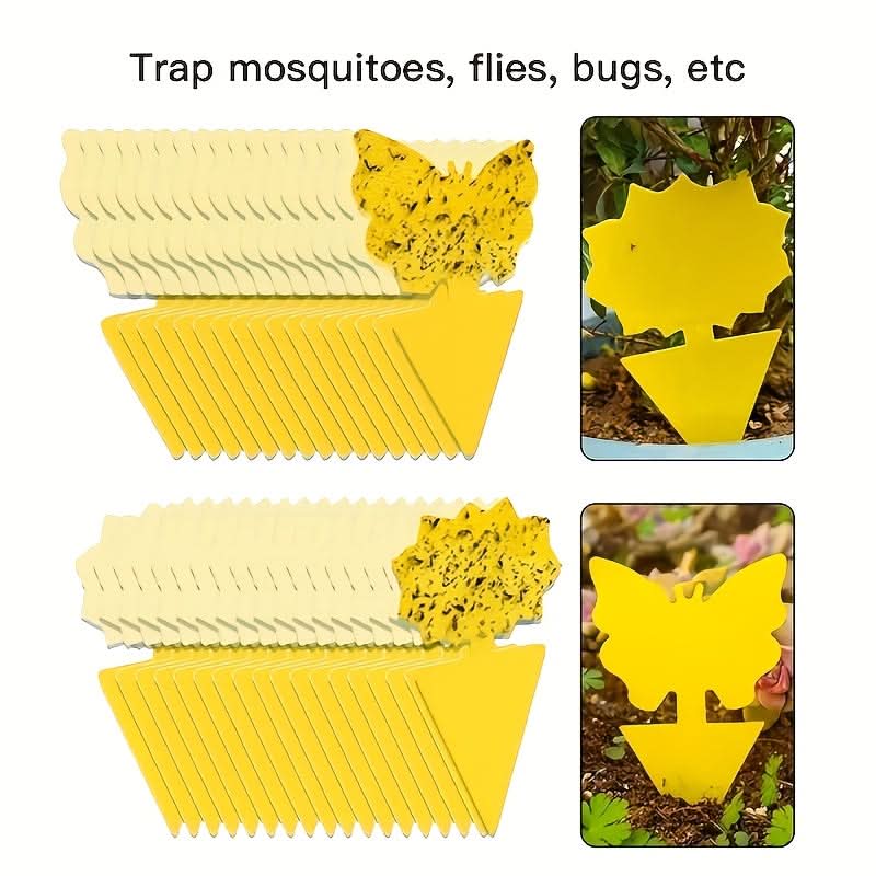 EcoGuard – Yellow Sticky Traps for Indoor Plant Protection