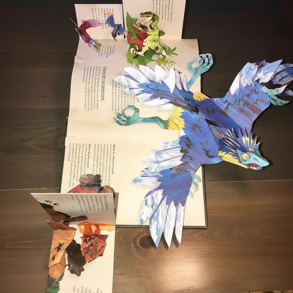Interactive 3D Dinosaur Adventure Book for All Ages
