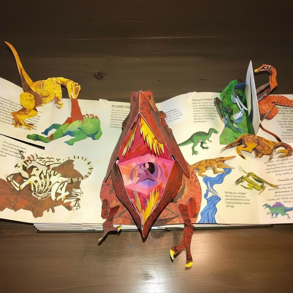 Interactive 3D Dinosaur Adventure Book for All Ages