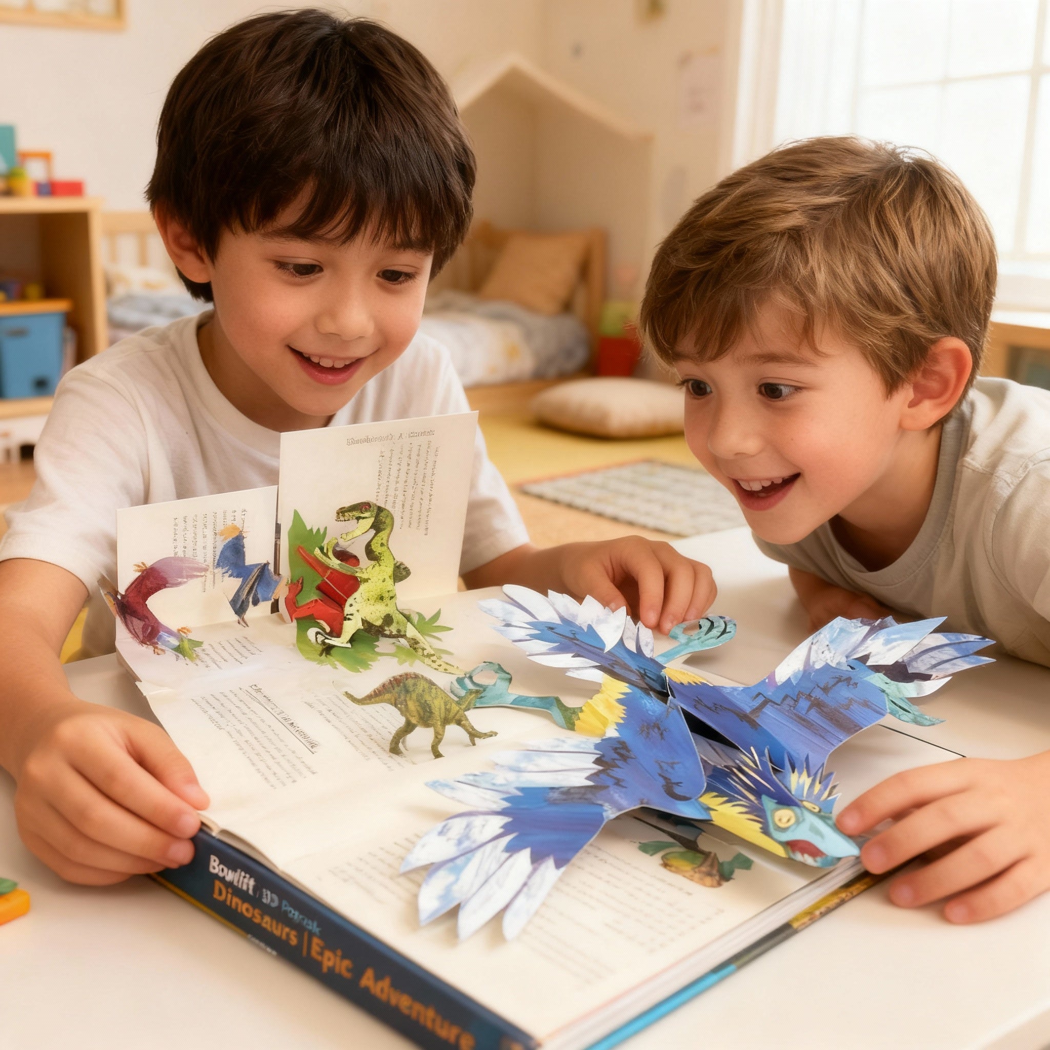Interactive 3D Dinosaur Adventure Book for All Ages