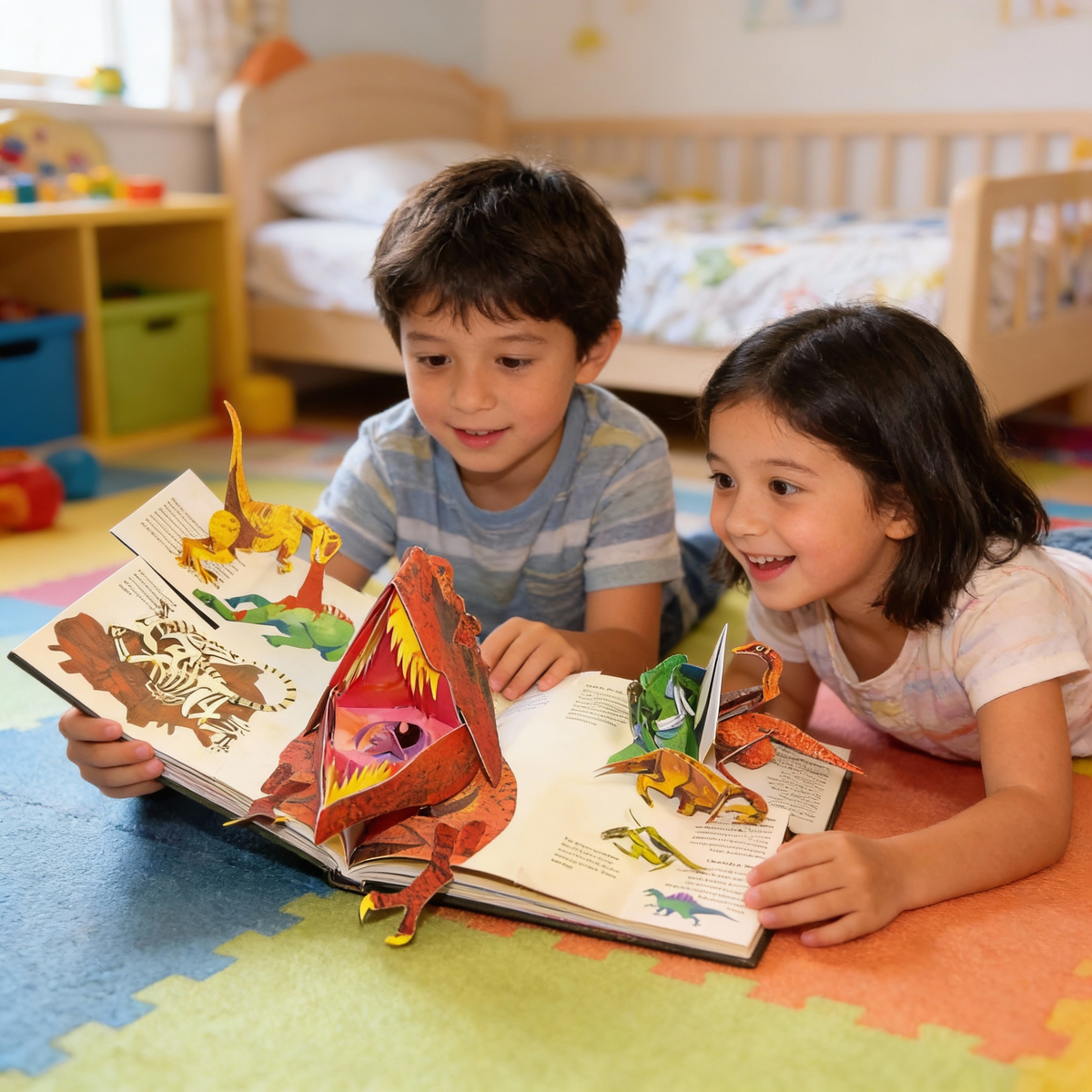 Interactive 3D Dinosaur Adventure Book for All Ages