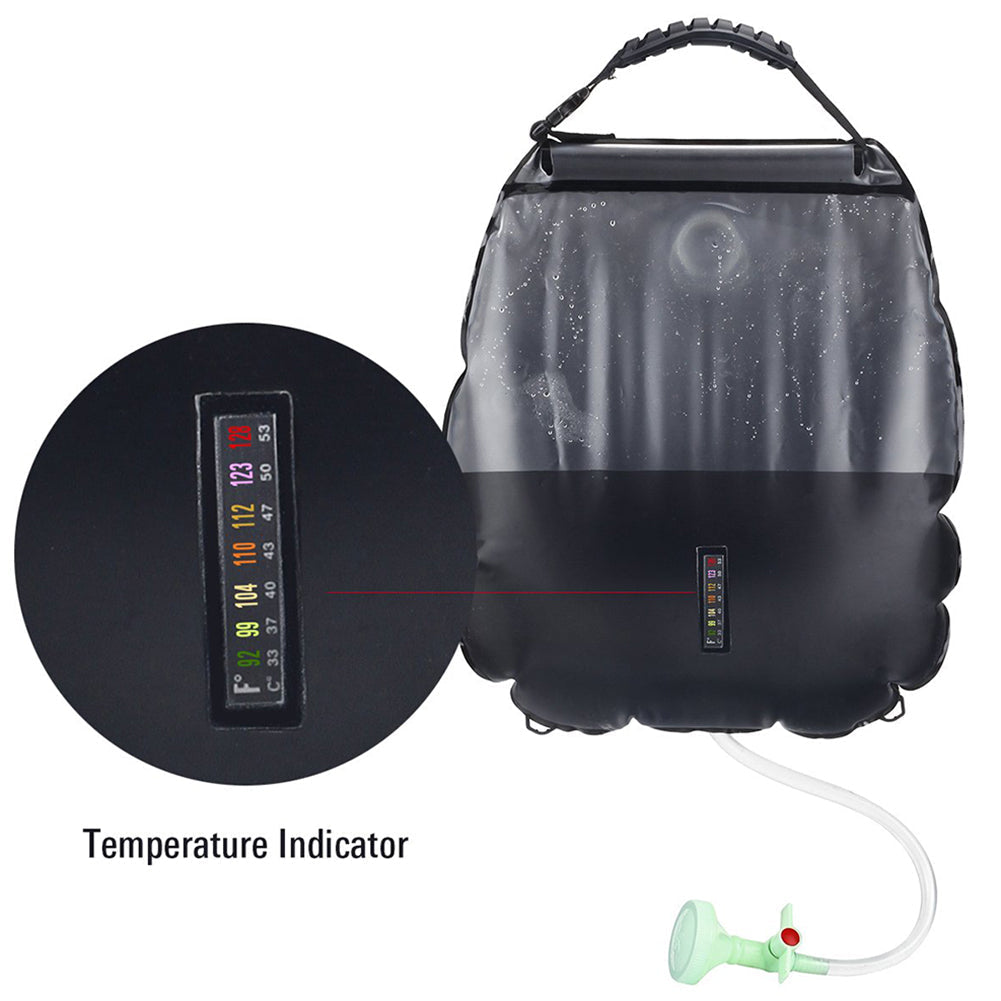 Portable Solar-Powered Outdoor Shower System