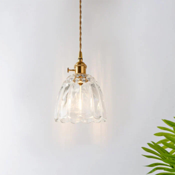 Elegant Glass Hanging Light Fixture