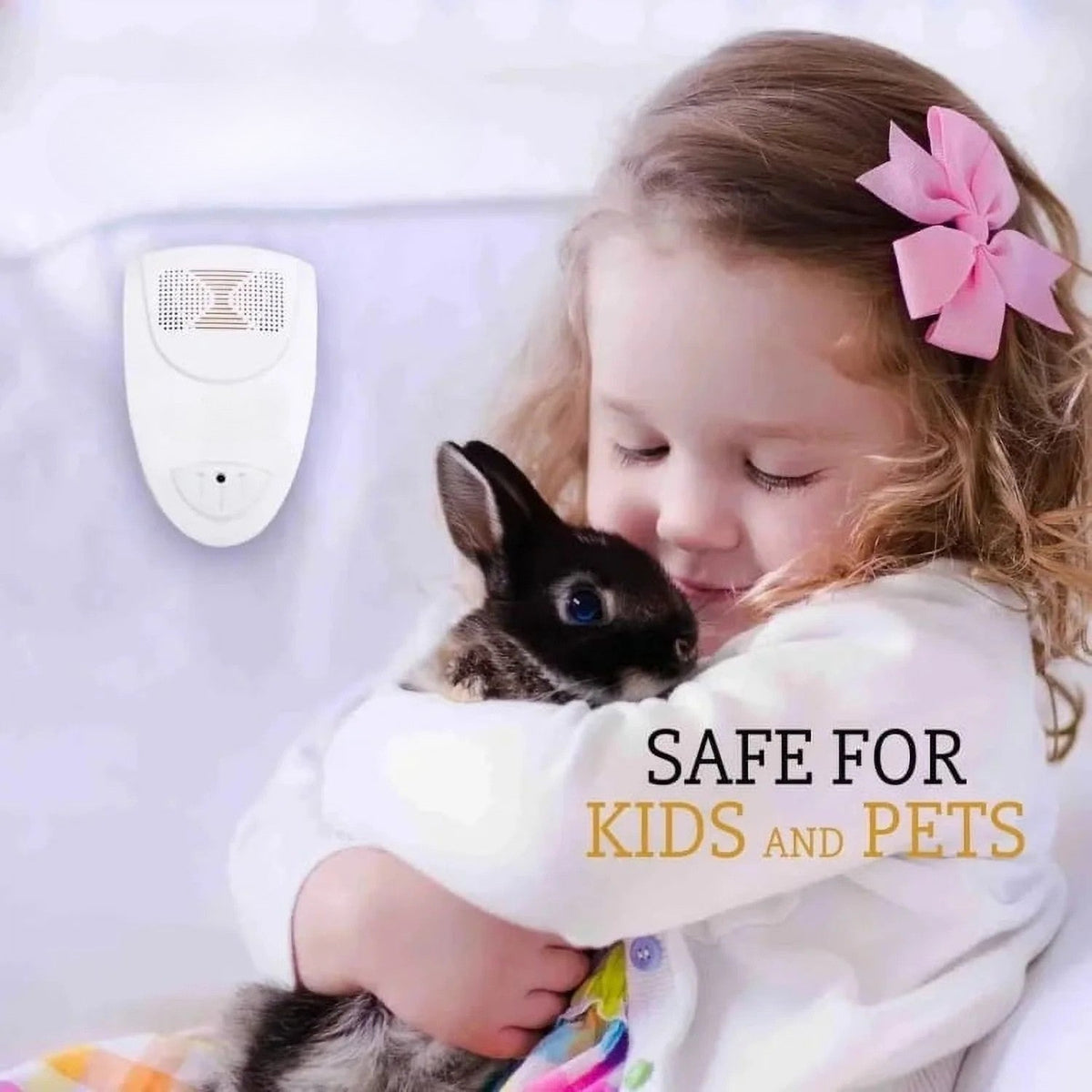 SonicShield Ultrasonic Pest Deterrent – 20–65kHz Indoor Device