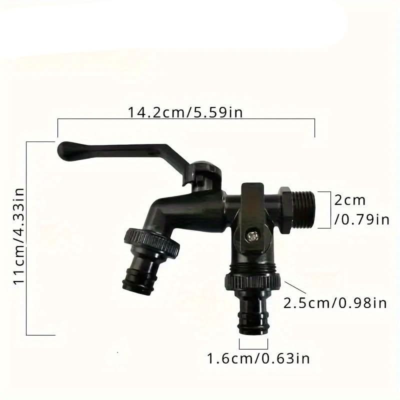 GardenFlow – Heavy-Duty Dual Connection Water Valve