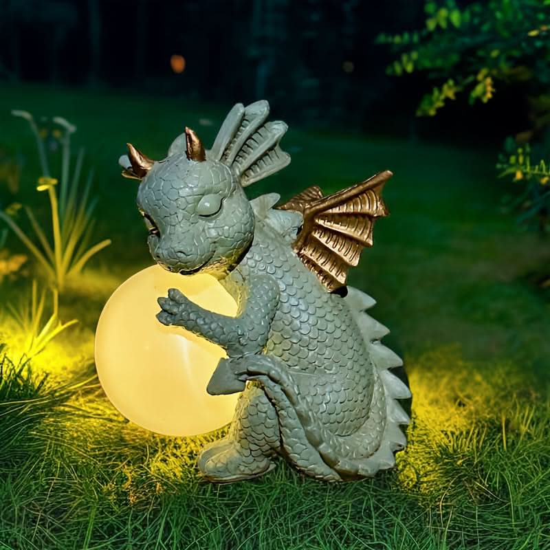 Luminous Dino Charm – Solar-Powered Garden Light