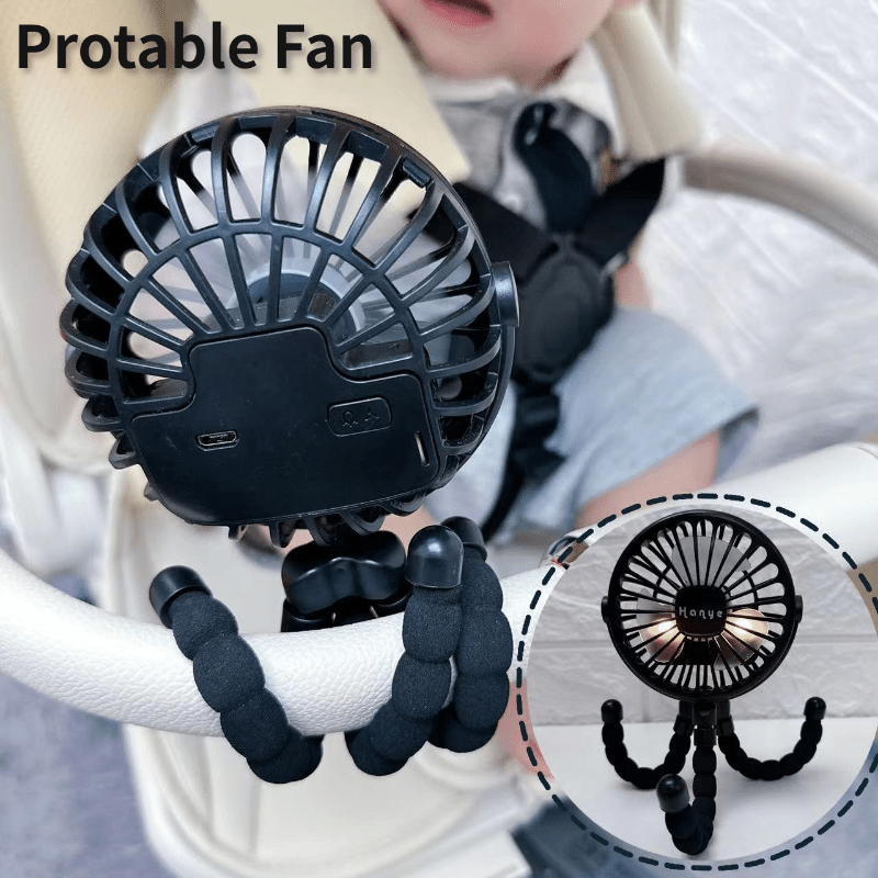 BreezyBuddy – Compact Rechargeable Cooling Fan