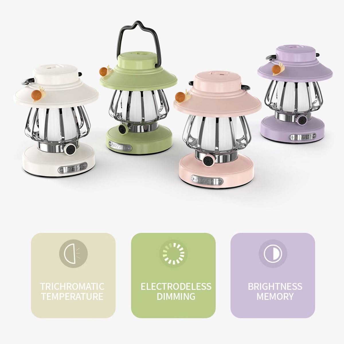 Vintage Charm Portable Night Light for Cozy Spaces