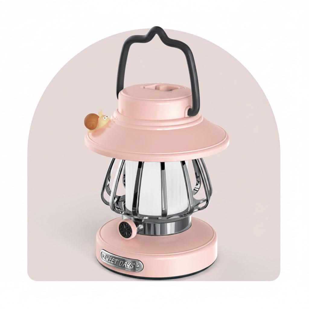 Vintage Charm Portable Night Light for Cozy Spaces