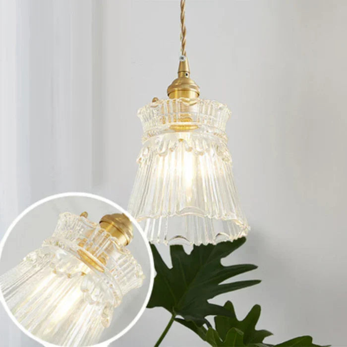 Elegant Glass Hanging Light Fixture