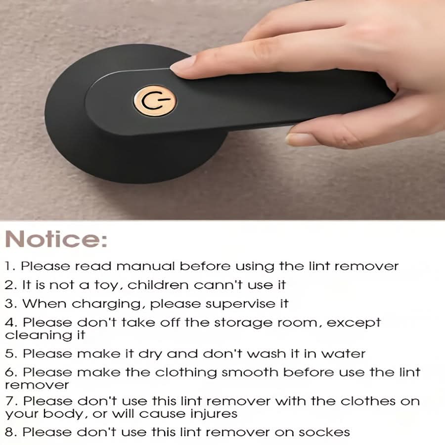 Revitalize Your Wardrobe: USB Rechargeable Lint Eliminator
