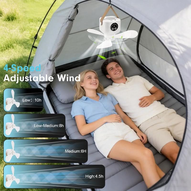 BreezeGlow – Versatile Fan and Lantern for All Your Adventures