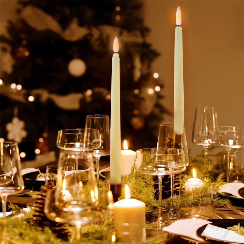 LED Candles for Home Decor - Battery Operated and Flameless