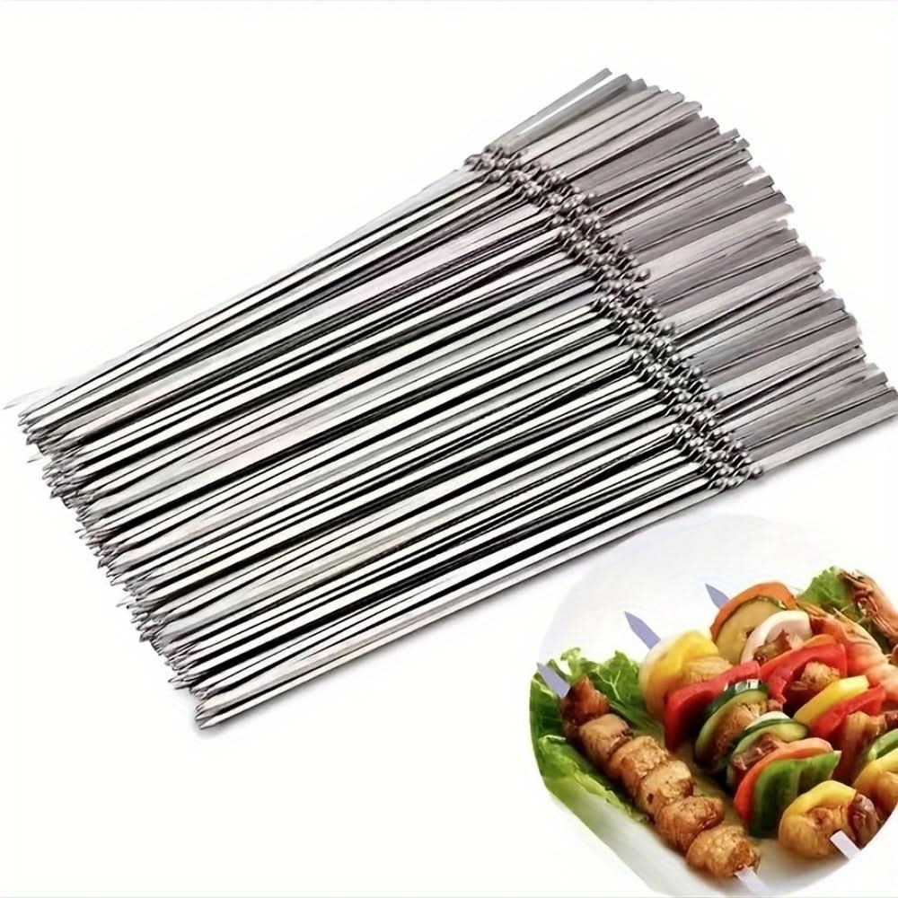 MasterGrill Stainless Steel Skewer Set for Perfect BBQ