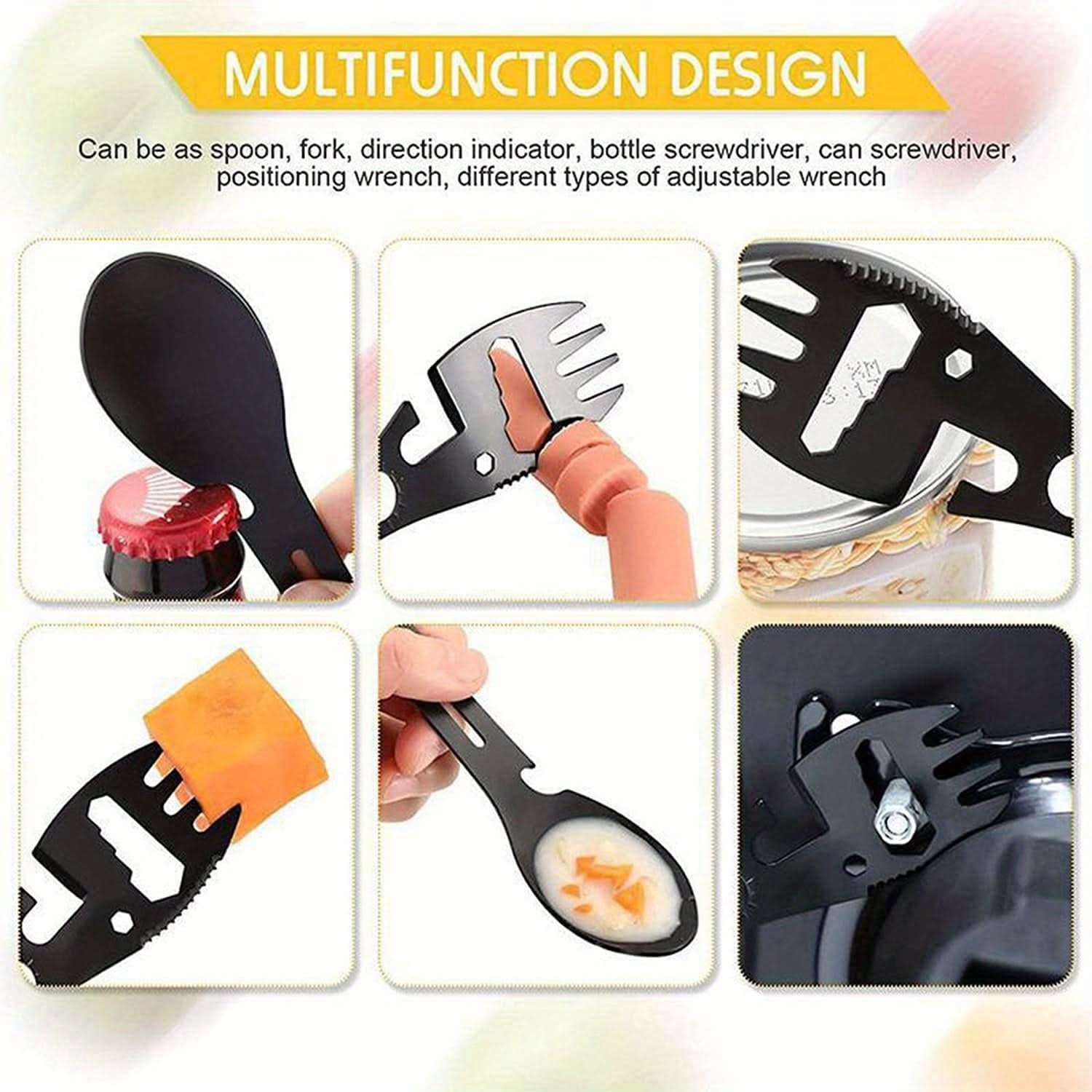 AdventureMate – All-in-One Spork Tool for Outdoor Dining