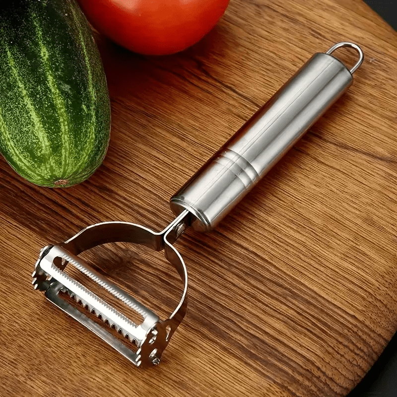 PrecisionPro – Stainless Steel Vegetable Peeler & Slicer