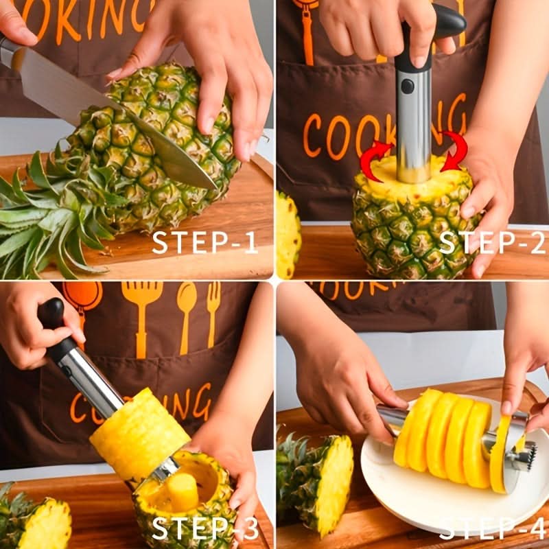 SlicRite – Premium Stainless Steel Pineapple Cutter Tool