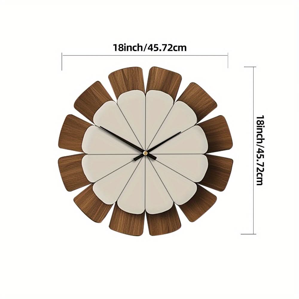 TimberCircle Battery-Powered Classic Wall Clock