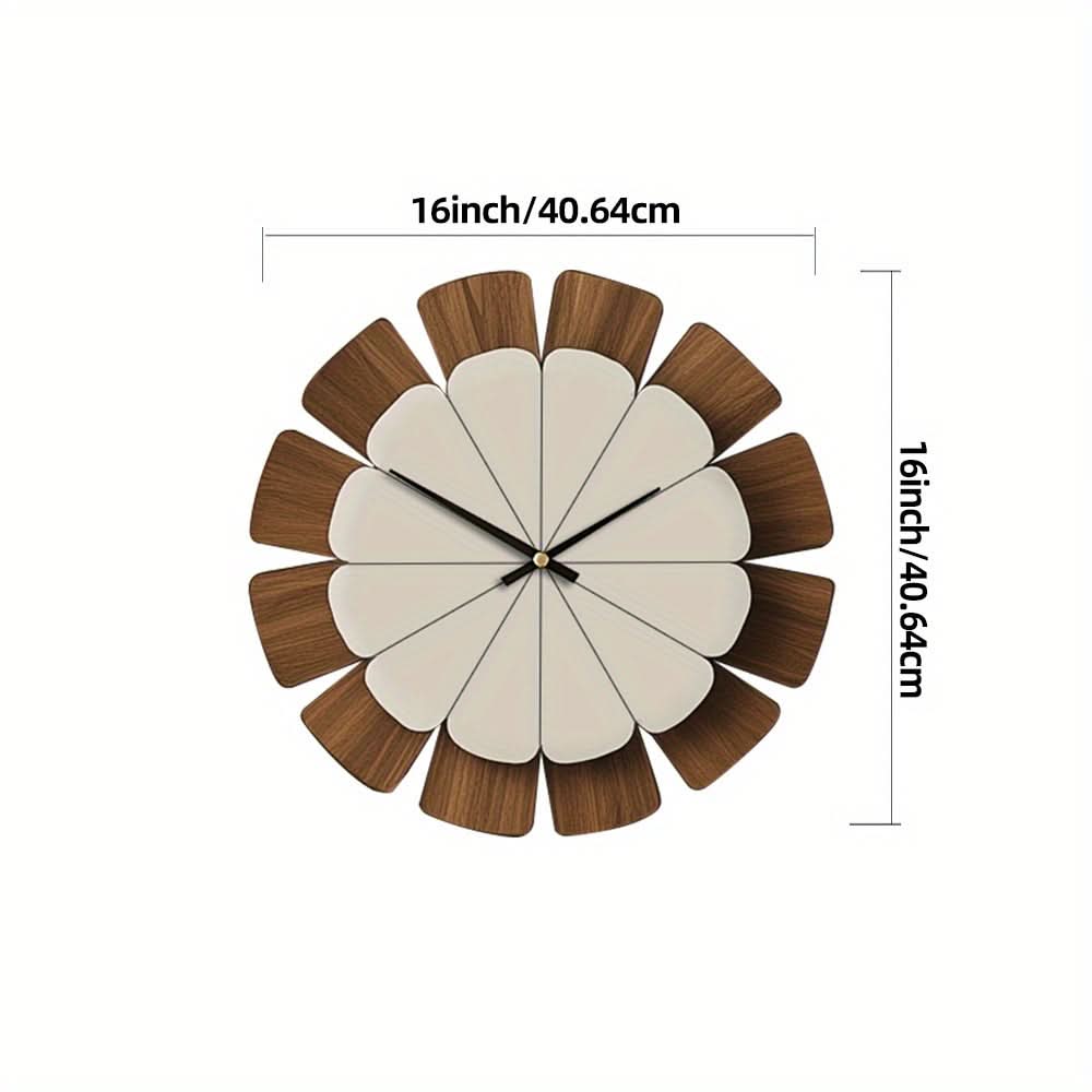 TimberCircle Battery-Powered Classic Wall Clock