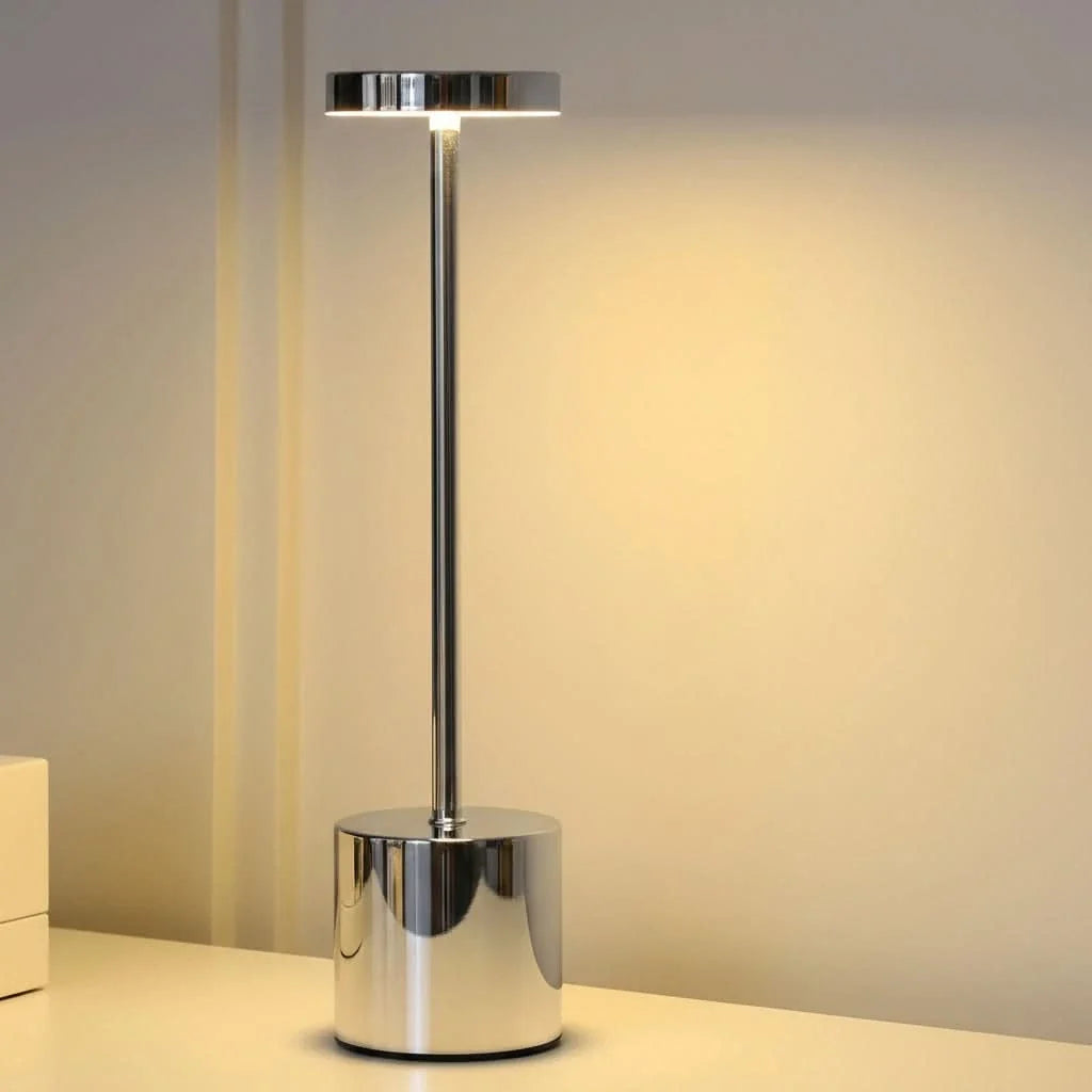 IlluminatePro – Versatile Rechargeable LED Desk Light with Flame Effect