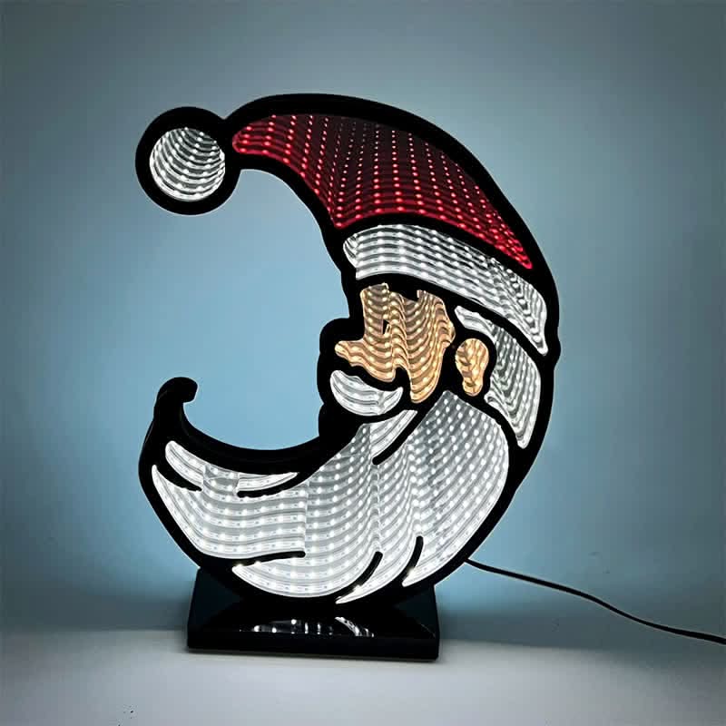 Enchanting Santa Glow Lights for a Festive Home Atmosphere