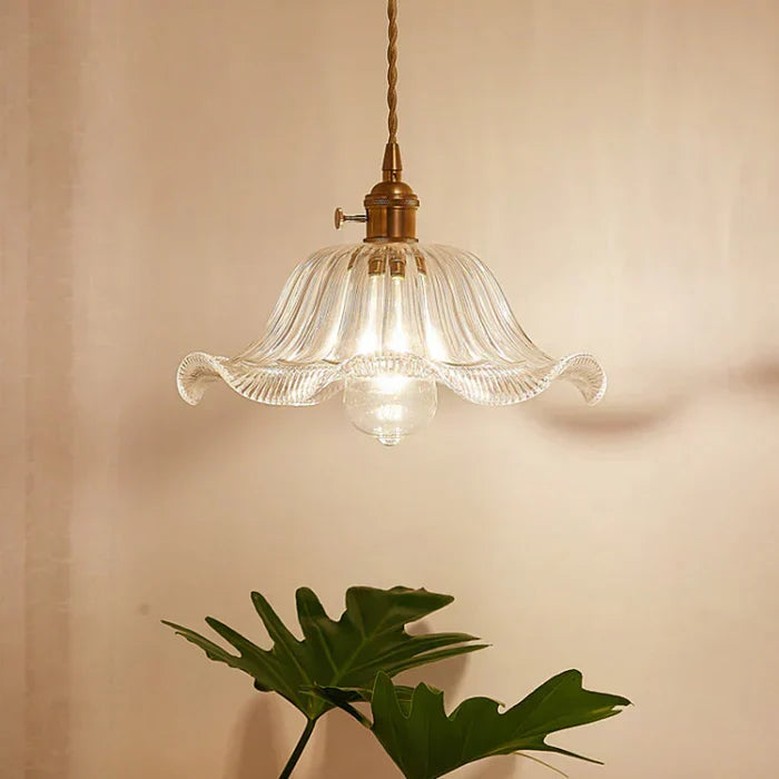 Elegant Glass Hanging Light Fixture