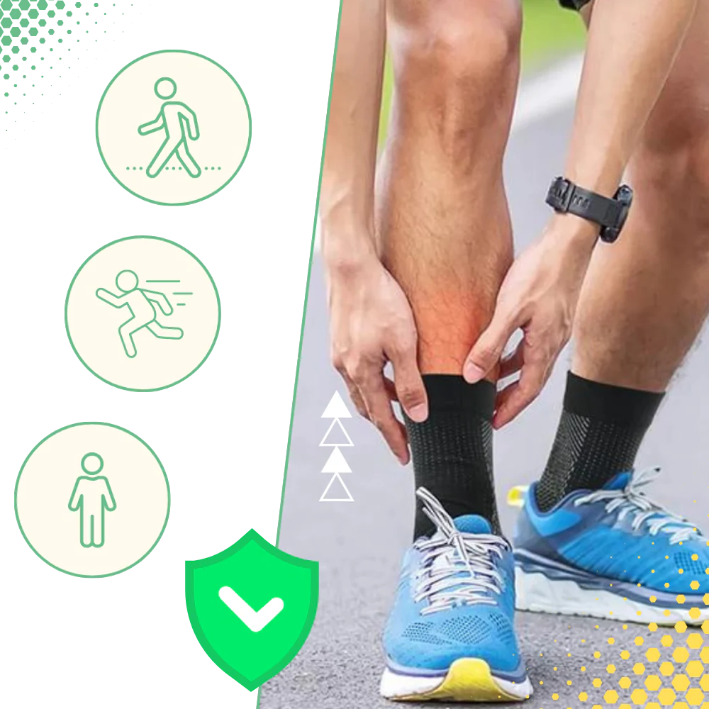 Everyday Compression Socks with Open-Toe Design for Comfort