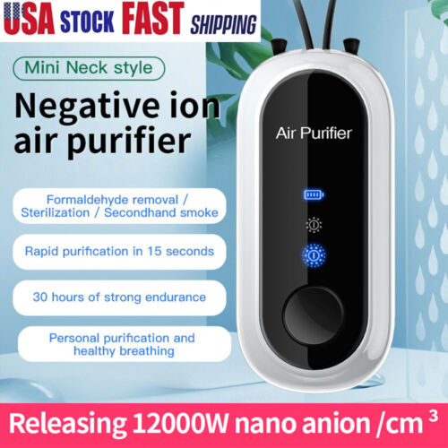 Portable Air Purifier Pendant | Rechargeable Air Cleaner Necklace