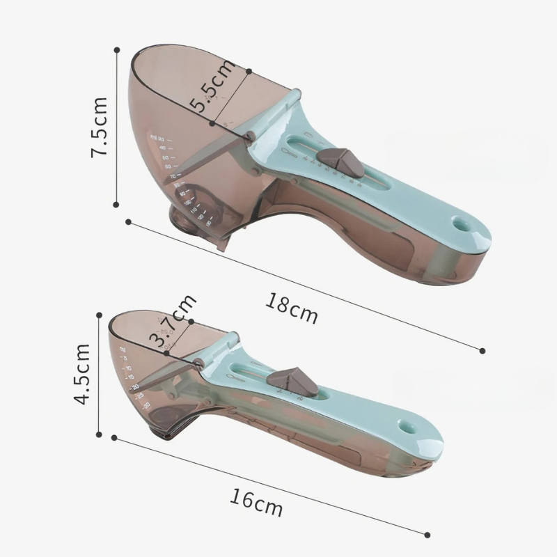 Versatile Adjustable Measuring Set for Perfect Portions