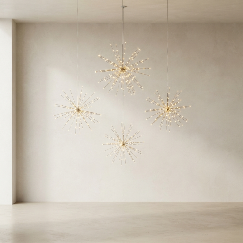 Radiant Burst Pendant Light for Indoor & Outdoor Spaces