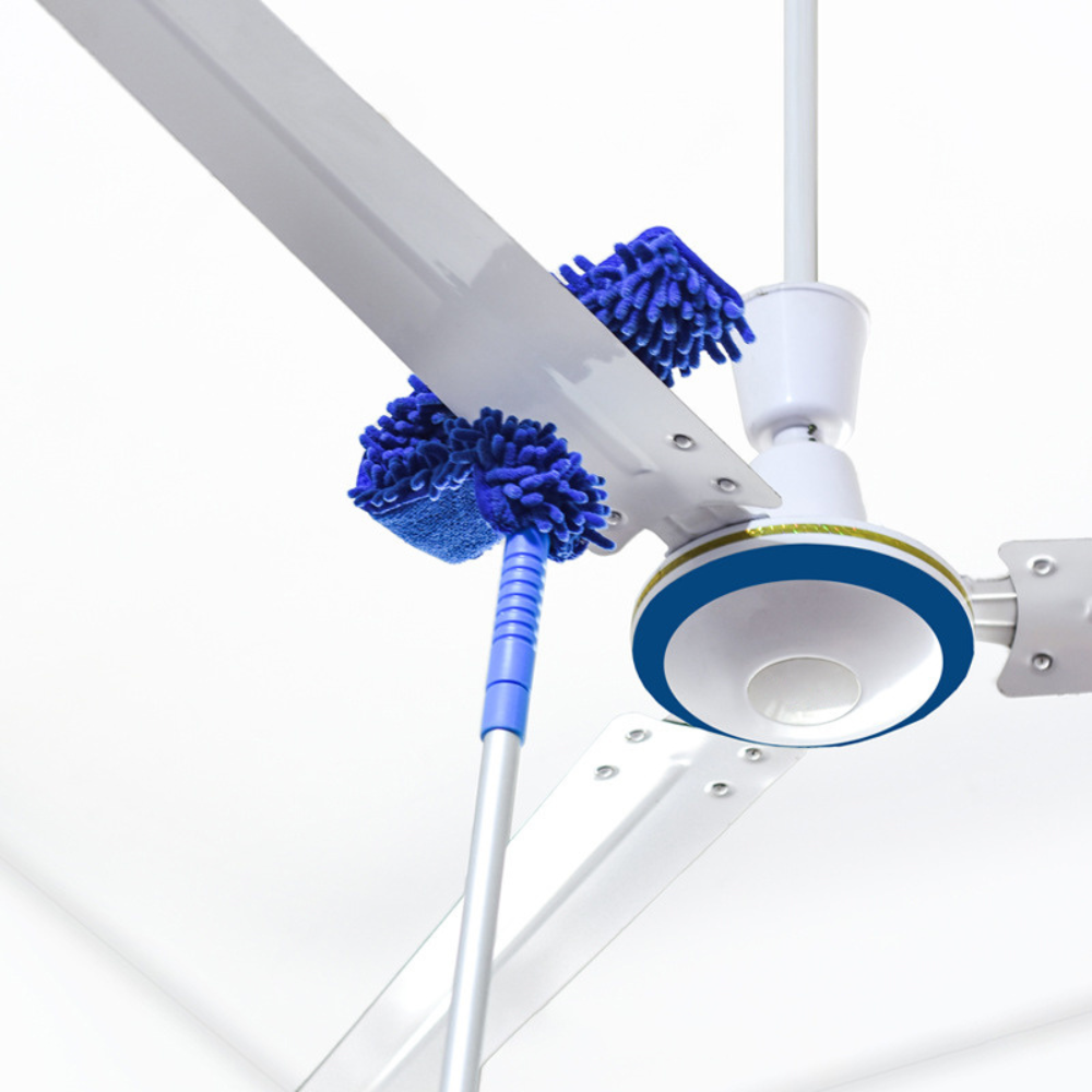 Adjustable High-Reach Microfiber Duster for Ceiling Fans