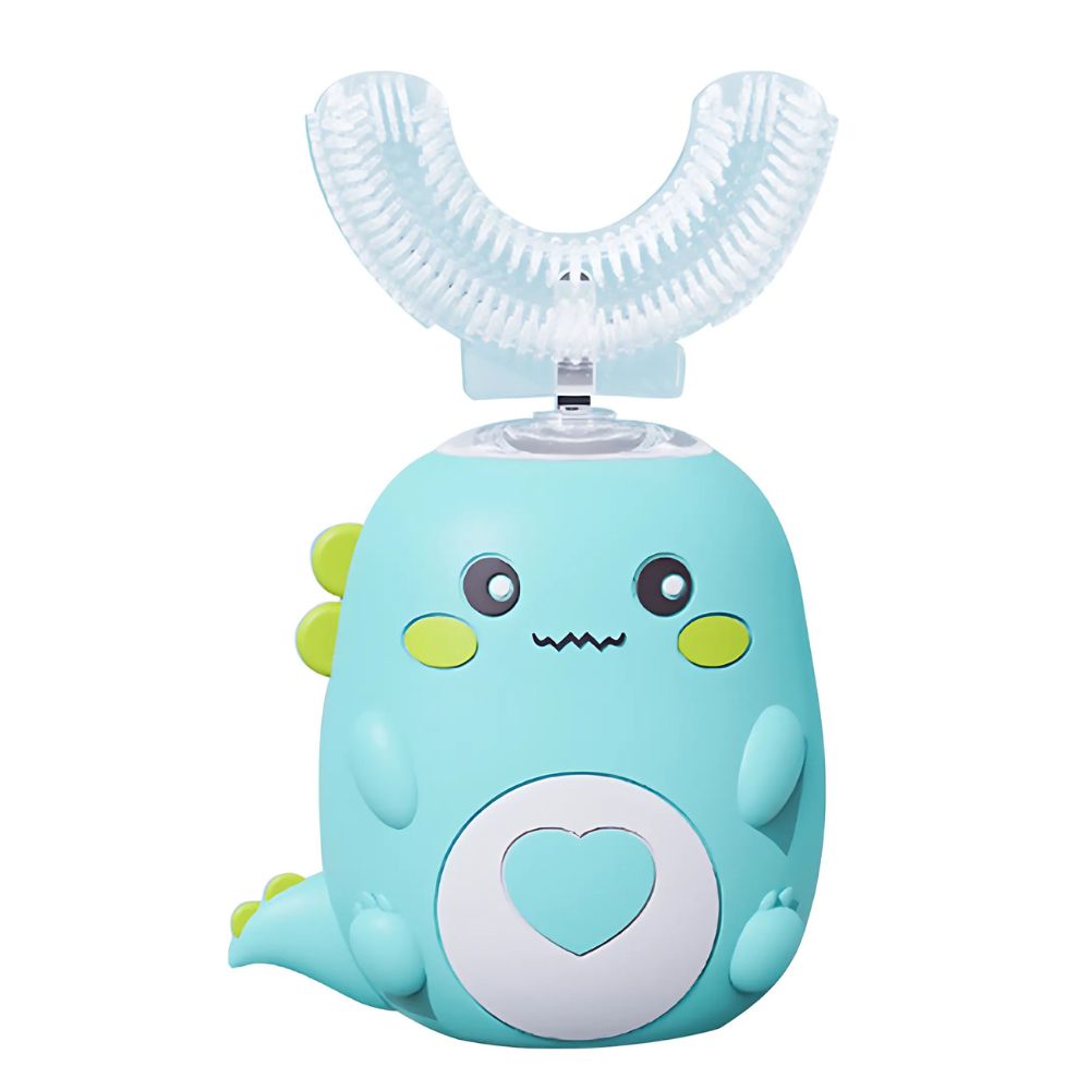 BrightSmile Rechargeable Kids Toothbrush – U-Shaped Silicone Brush with Sonic Power
