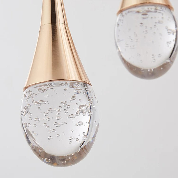 Warm Glow Glass Pendant Light