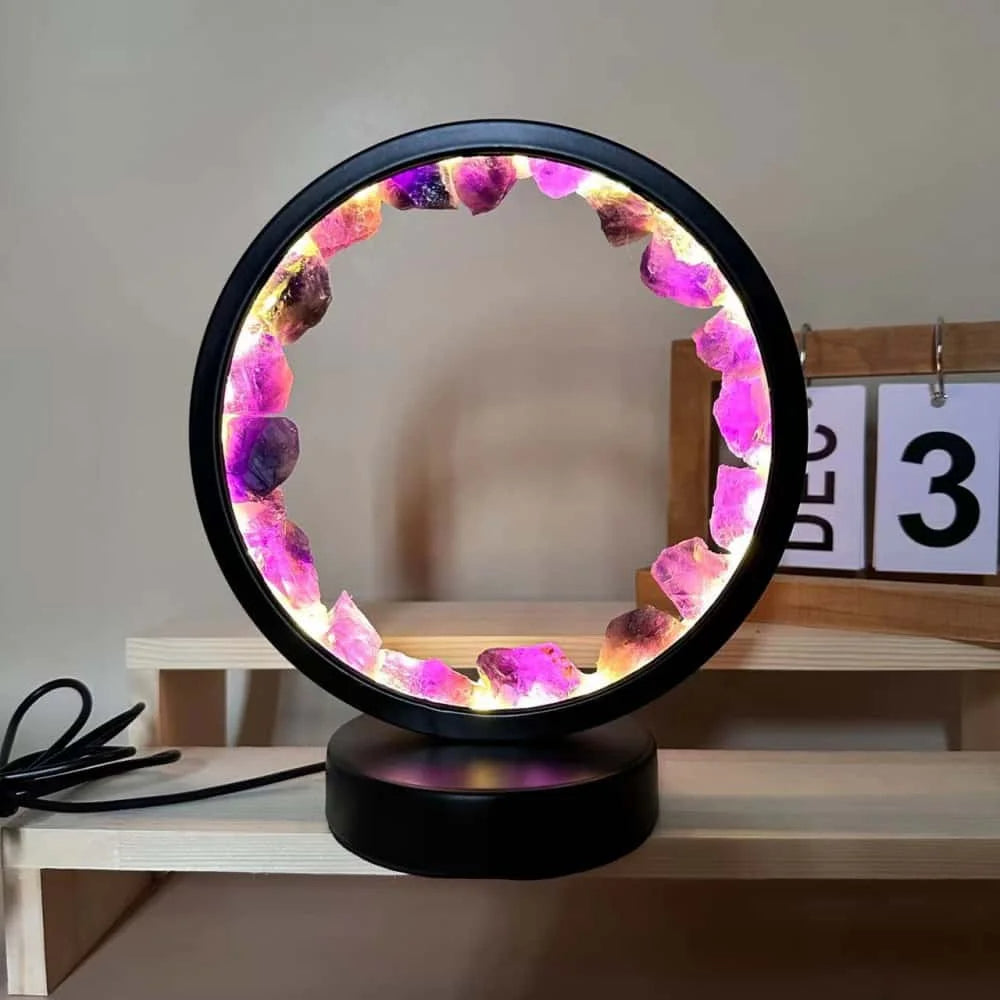 Serenity Glow Crystal Night Light with USB Power