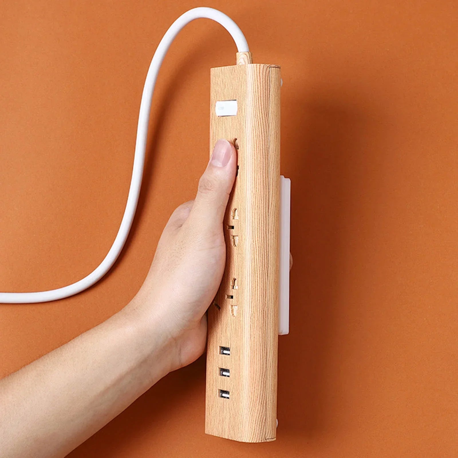 Cord Management Adhesive Wall Mount Organizer