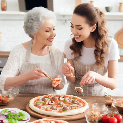 Birch Wood Pizza Peel with Sliding Mechanism – Adjustable Design