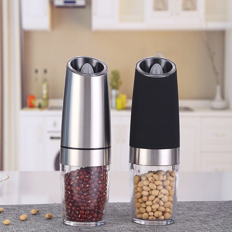 LED Light Electric Pepper Mill with Gravity Induction