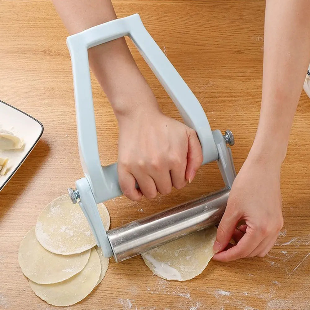 Versatile Stainless Steel Rolling Pin with Adjustable Design
